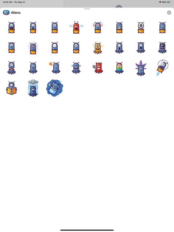 Screenshot #5 pour Aliens Emoji