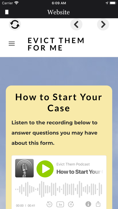 Evict Them For Me iPhone screenshot 2 - Business app