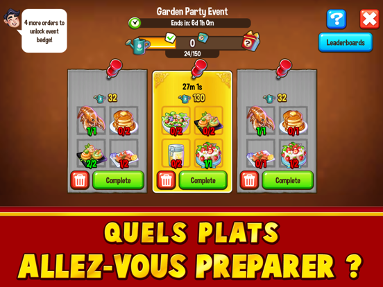 Screenshot #5 pour Food Street: Jeux de Cuisine