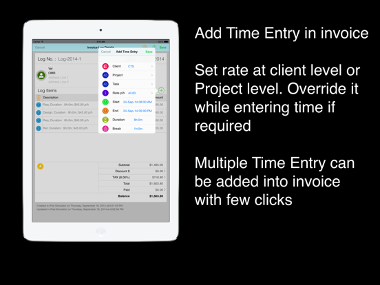 Screenshot #6 pour Mileage and Time Tracker