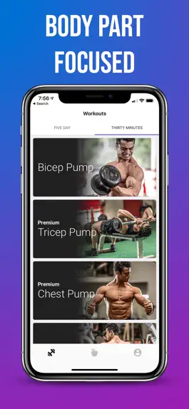 Game screenshot PUMPS: Men's Gym Workouts apk