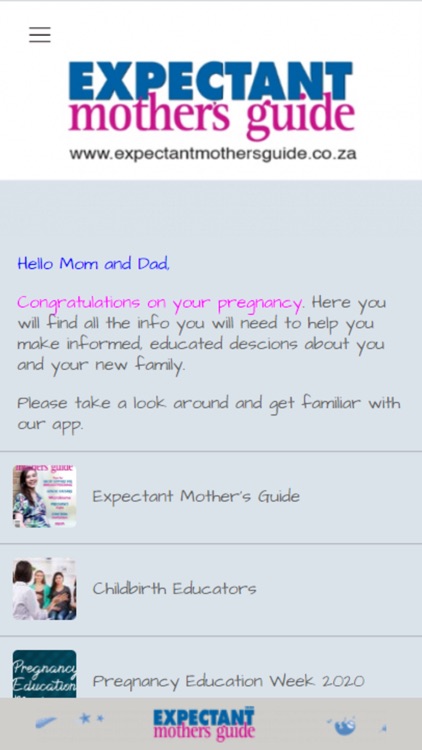 Expectant Mothers - Journey