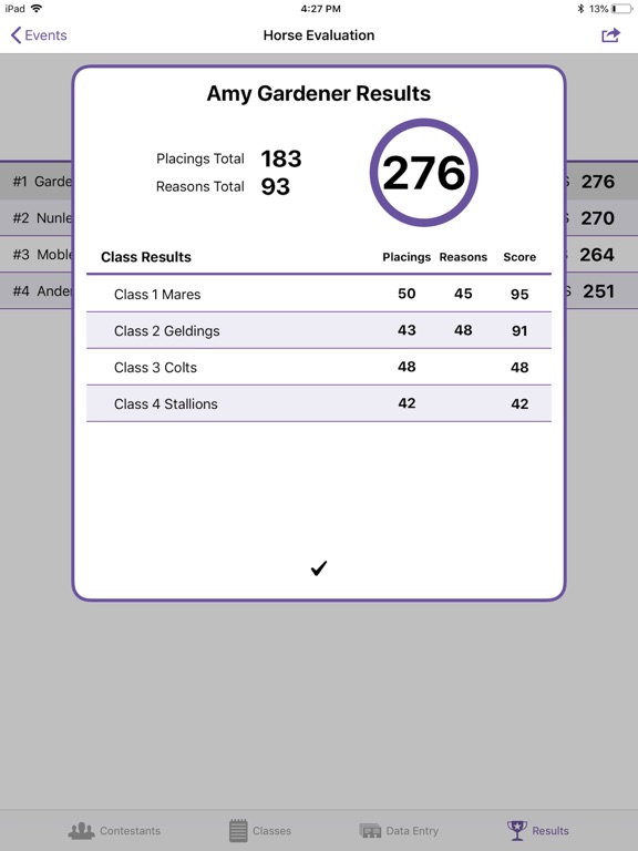 Screenshot #4 for eJudging Pro