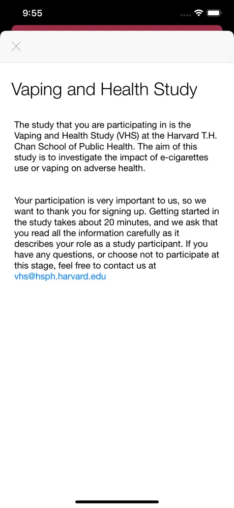 Vaping and Health Study