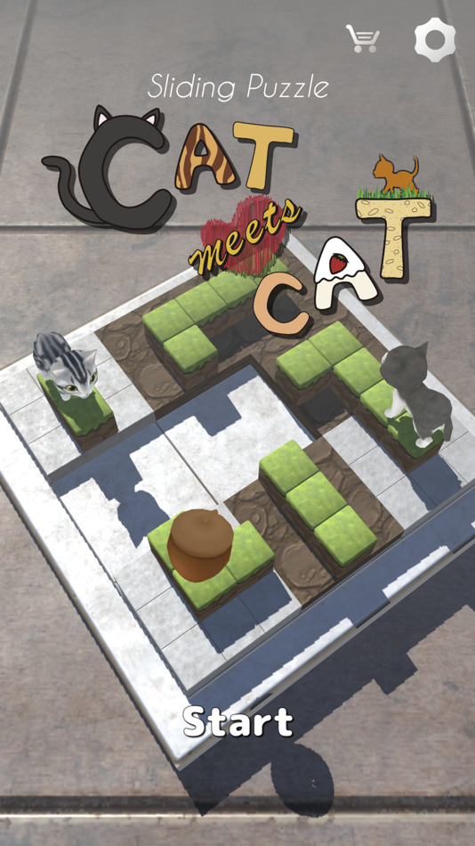 #1. Cat Meets Cat - Sliding Puzzle (iOS) 由: Forxit Interactive Inc.