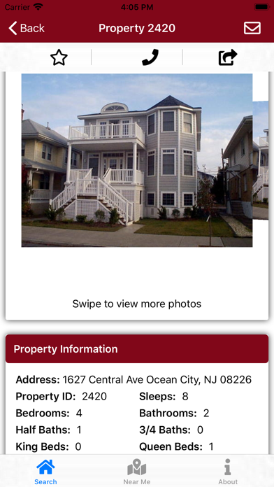 Ocean City Rentals Marr Agency Screenshot