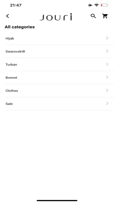 Jouri - Hijab & Shawl Store Screenshot