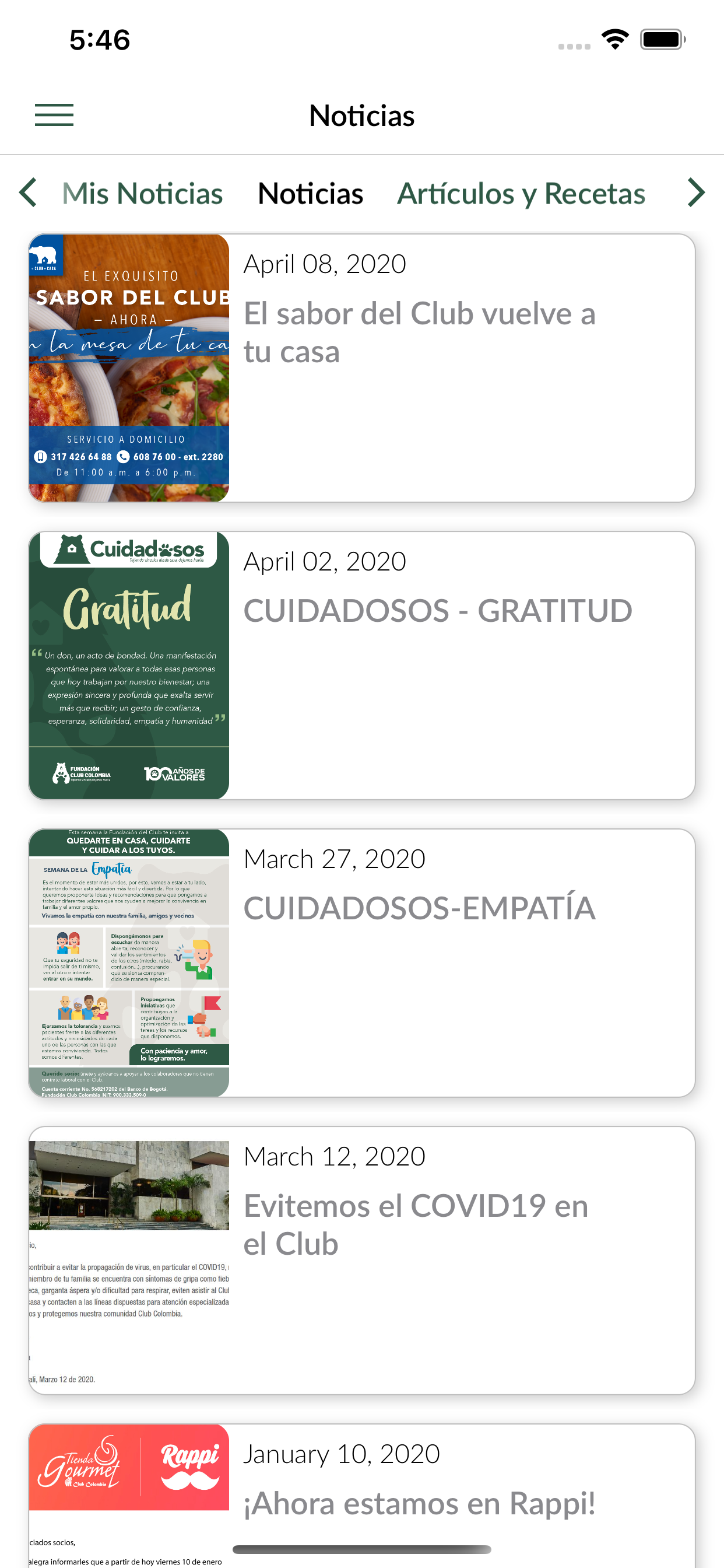 Club Colombia screenshot 5