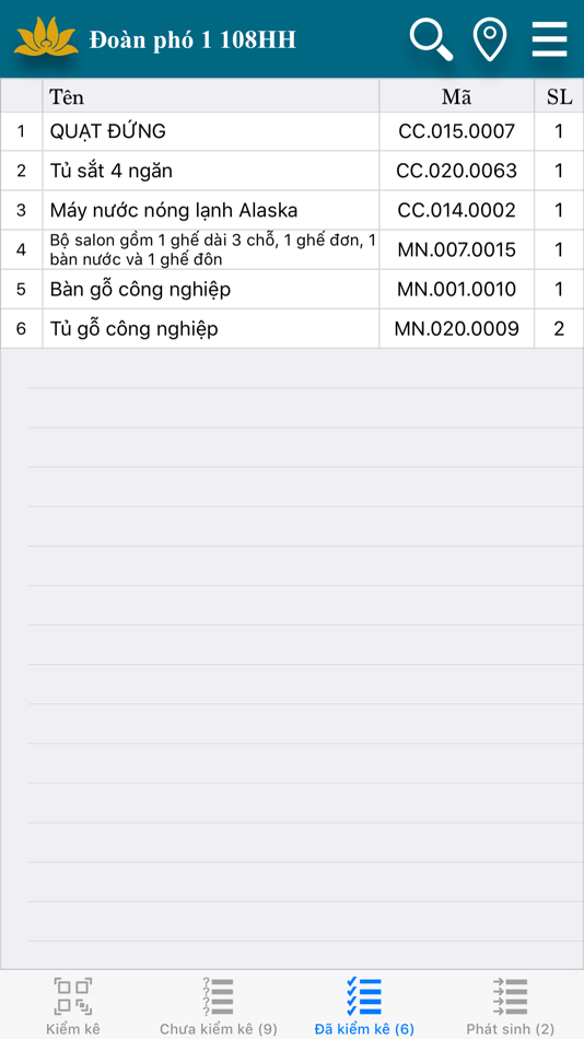 #3. Kiểm Kê (iOS) Podle: Hieu Nguyen
