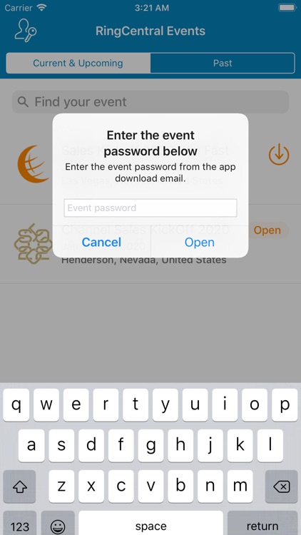 RingCentral Global Events App