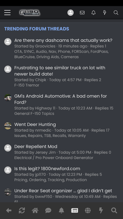 F150gen14 Forum Screenshot