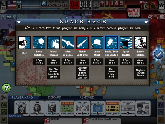 Twilight Struggle iPad app afbeelding 4