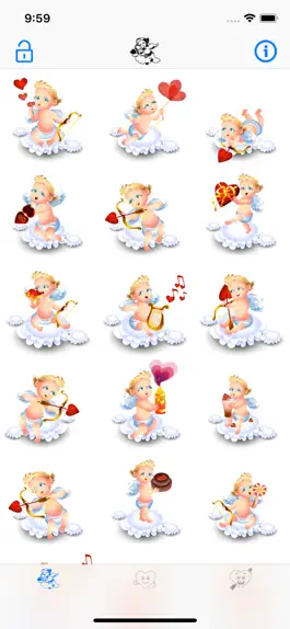Game screenshot Cute Love - Animated Stickers apk