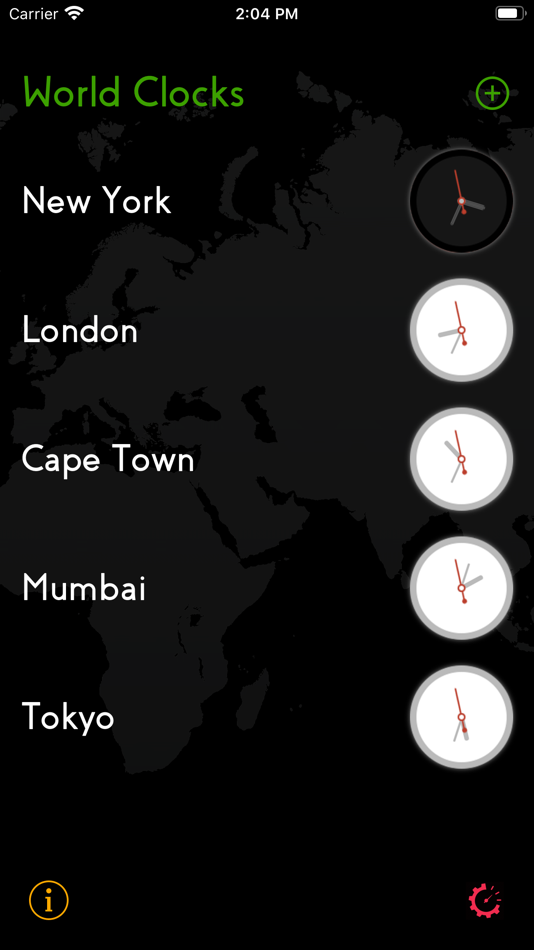 #5. World Clocks - Widget (iOS) 게시자: Ravi Kotadiya