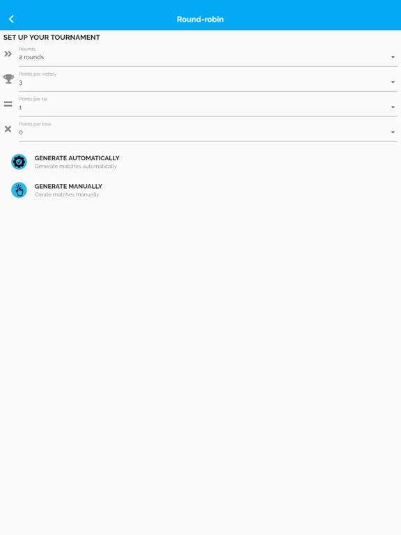 My Tournaments iPad screenshot 6 - Sports app