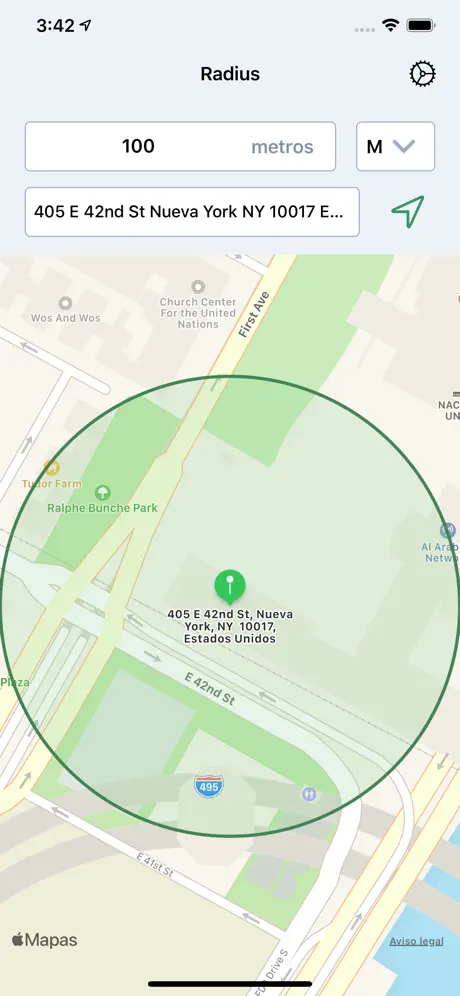 Radius: Distance From Me