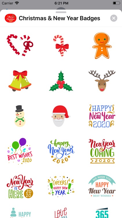Christmas & New Year Badges screenshot-7