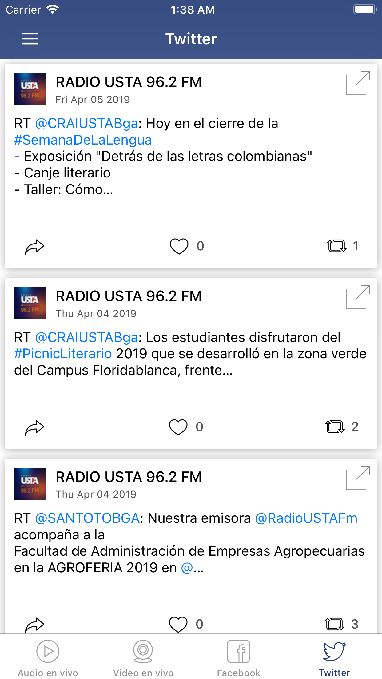Radio USTA 96.2 FM