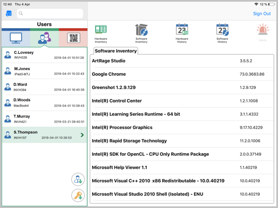 App screenshot