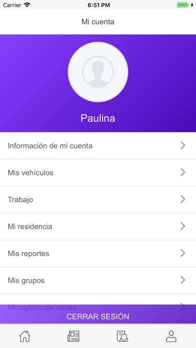 INCOM Seguridad Screenshot