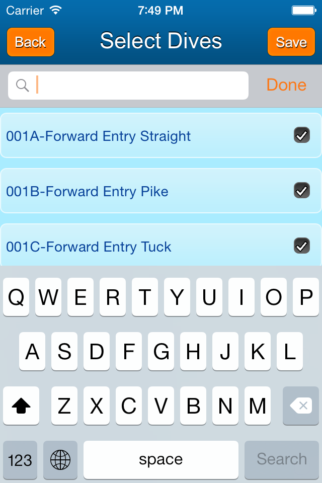 iDive Score – The Dive Scoring