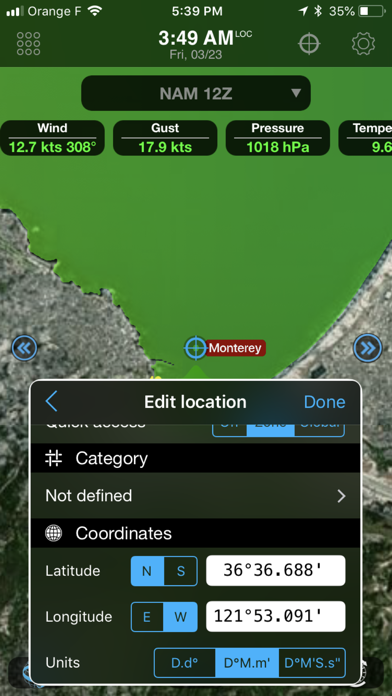 Weather4d Routing review screenshots