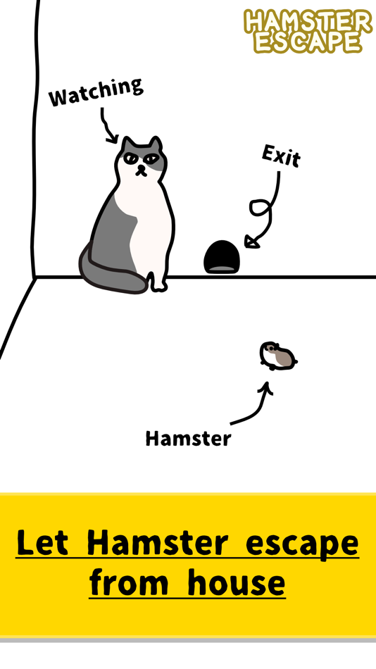 #1. Hamster Escape Game (iOS) 由: Yoku Takahashi