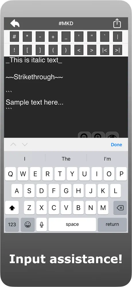 Markdown Editor - #MKD