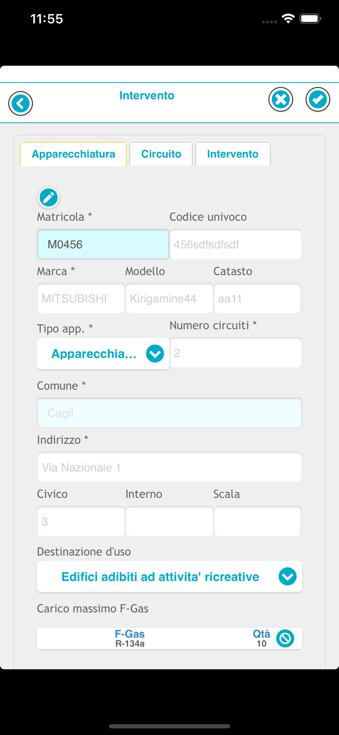 F-gas Invio CamereCom