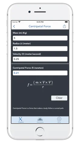 Game screenshot My Physics Calculator hack