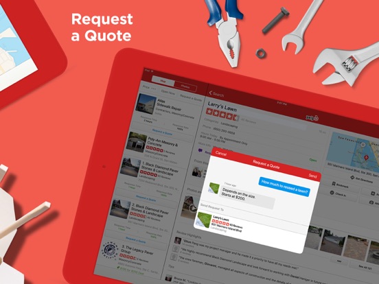 iPad Image of Yelp-Food & Services Around Me