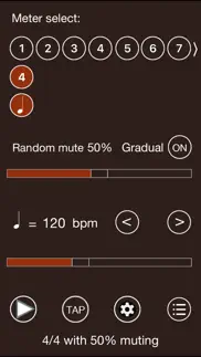 time guru metronome iphone screenshot 1