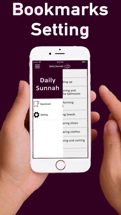 Screenshot #1 pour Daily Sunnah English Arabic