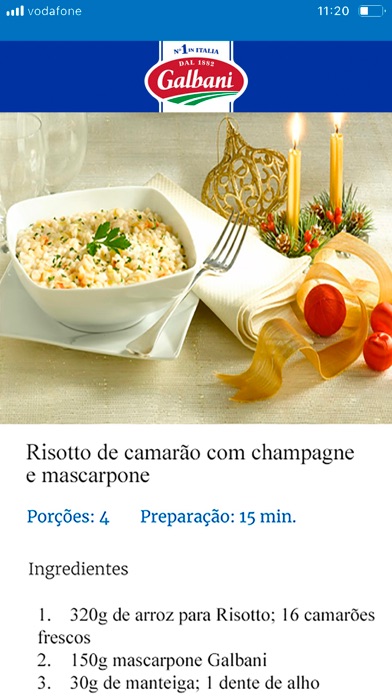 Screenshot #3 pour Receitas Galbani