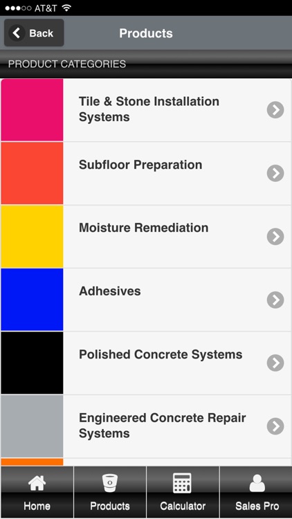 ARDEX Americas Product Calc