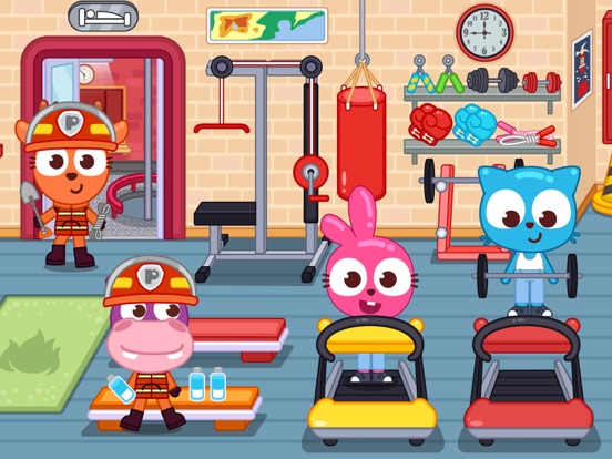 Papo Town Fire Department iPad screenshot 4 - Education app