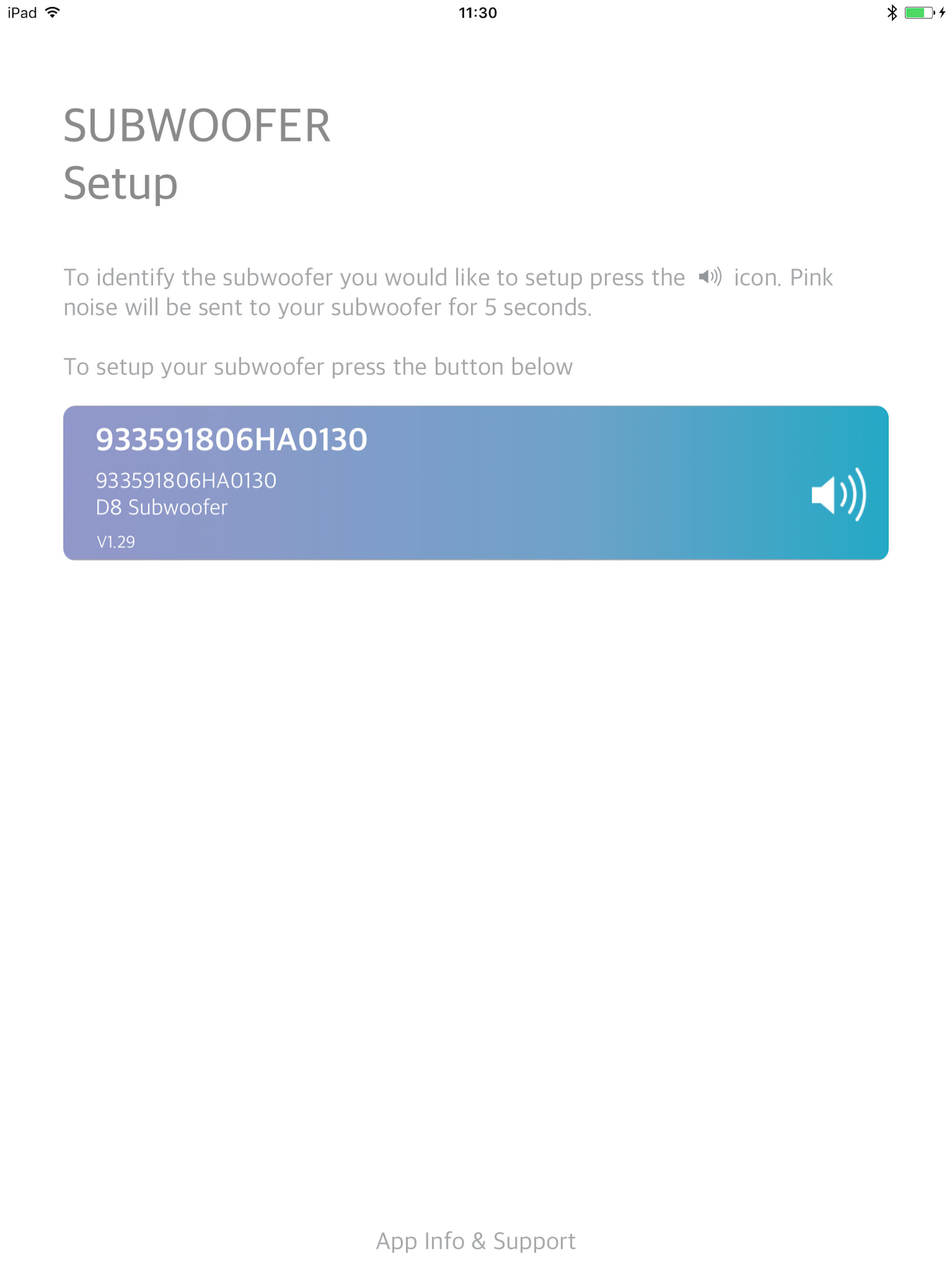 SonARC for Sonance Subwoofers screenshot 2