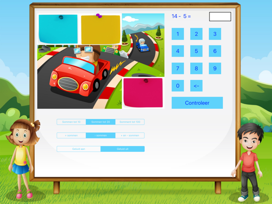 Sommentrainer plus en min iPad app afbeelding 2