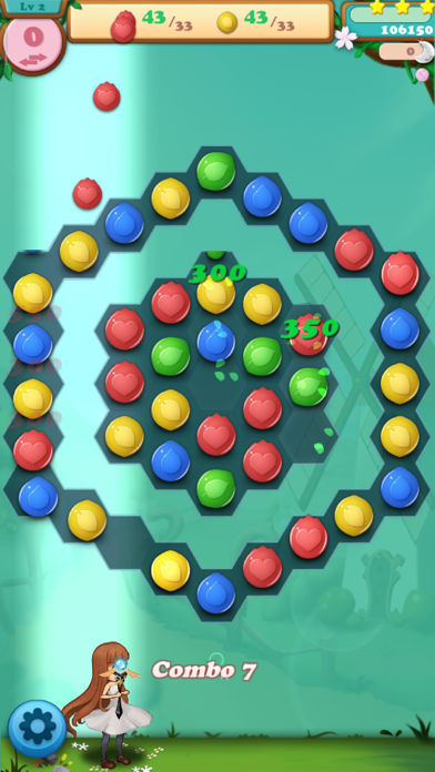 Screenshot #2 pour Flower Blast-Match 3 Puzzle