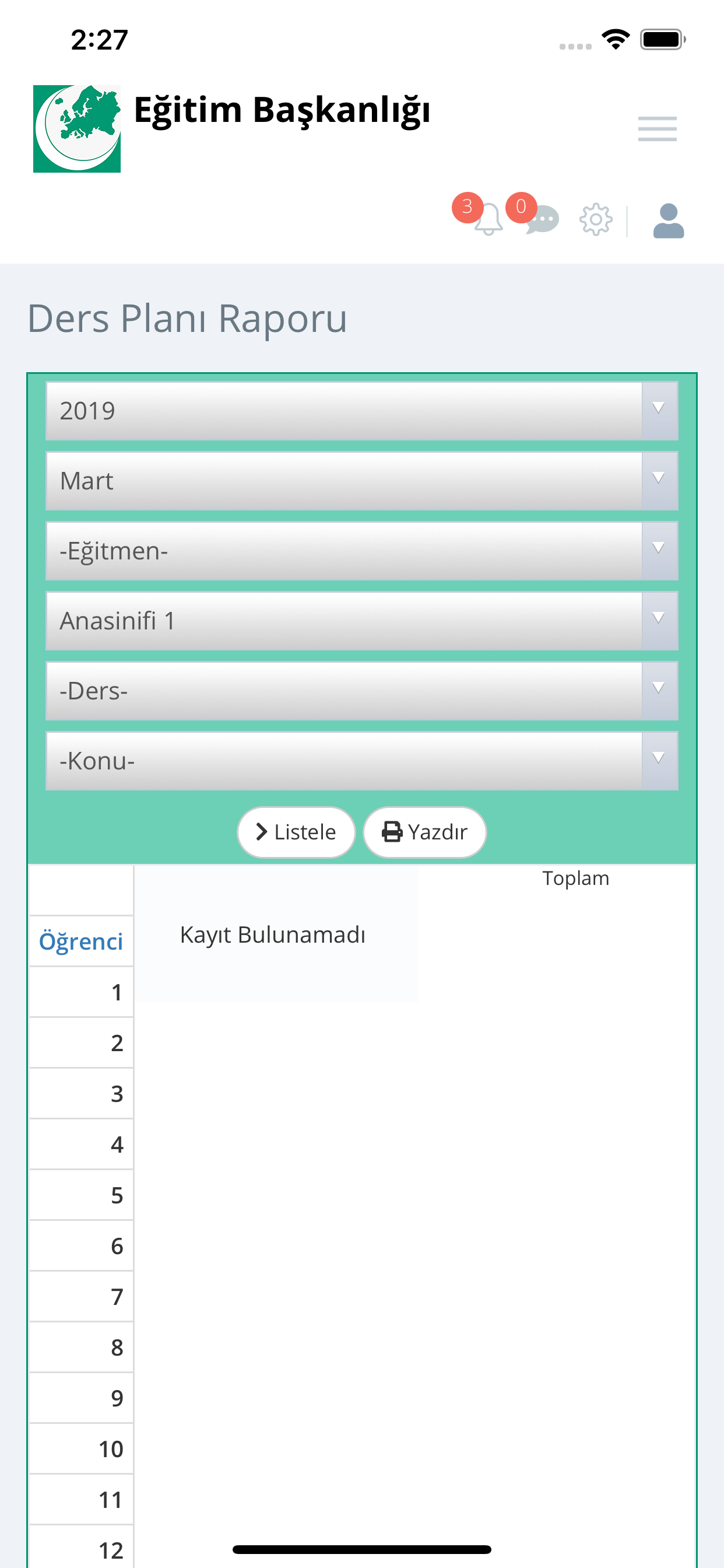 IGMG Eğitim Otomasyon Sistemi
