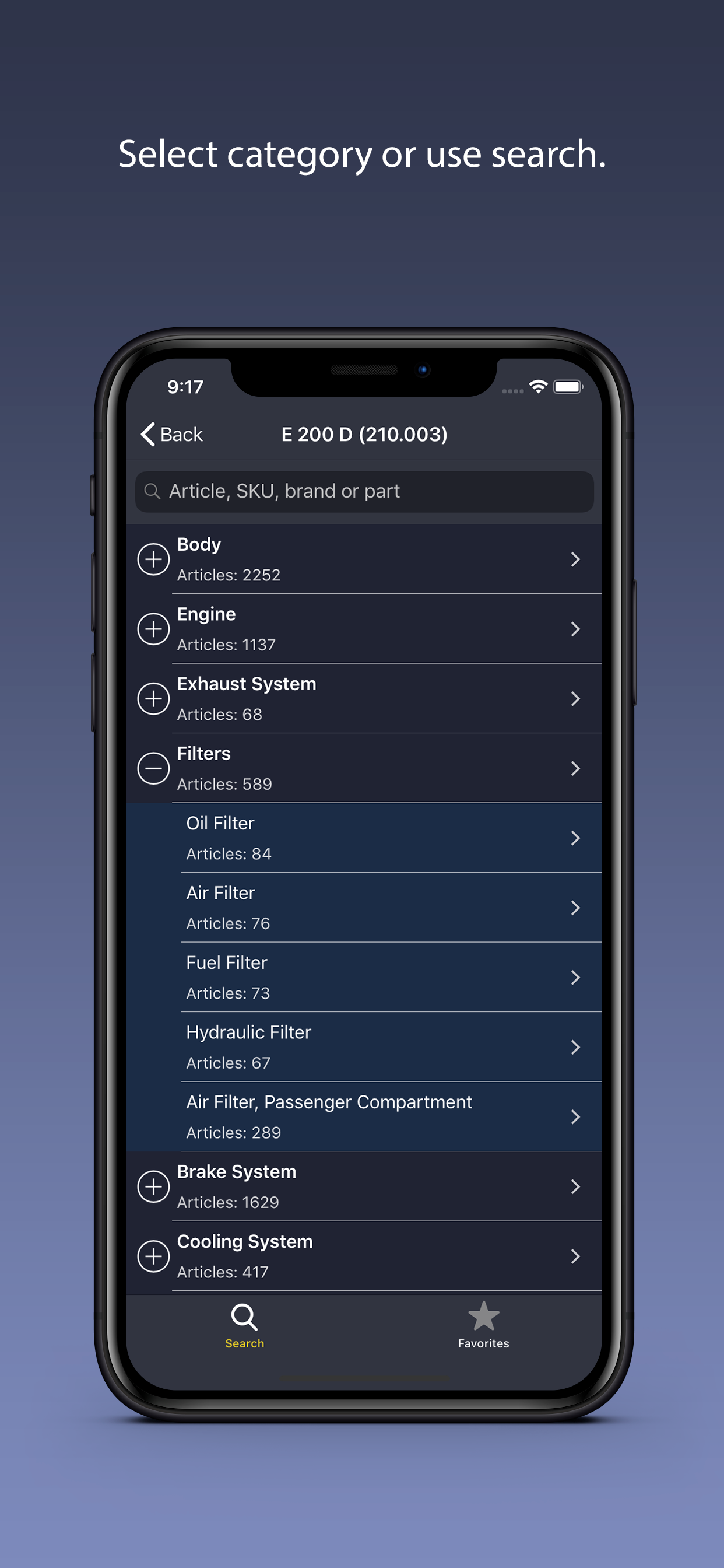 AutoParts for Mercedes Benz screenshot 3