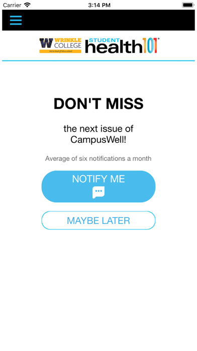 CampusWell Screenshot