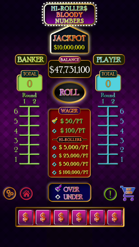 #2. HI-ROLLER$ Bloody Numbers (iOS) 由: Alsip & Company