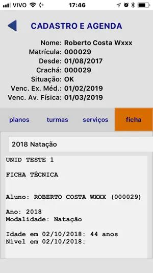 Sagas Aluno screenshot 2