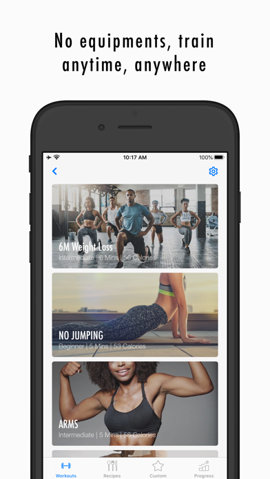 FitHer - Workout for Women iPhone screenshot 4 - Health & Fitness app