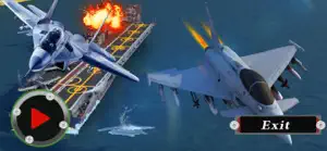 Aircraft Jet Fighter War Game screenshot #1 for iPhone