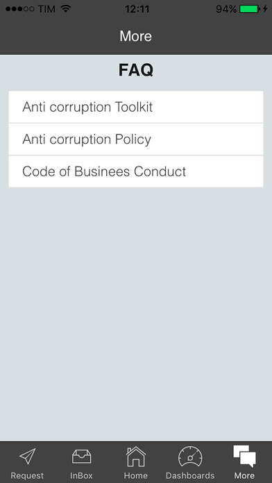ABInBev Compliance Channel iPhone screenshot