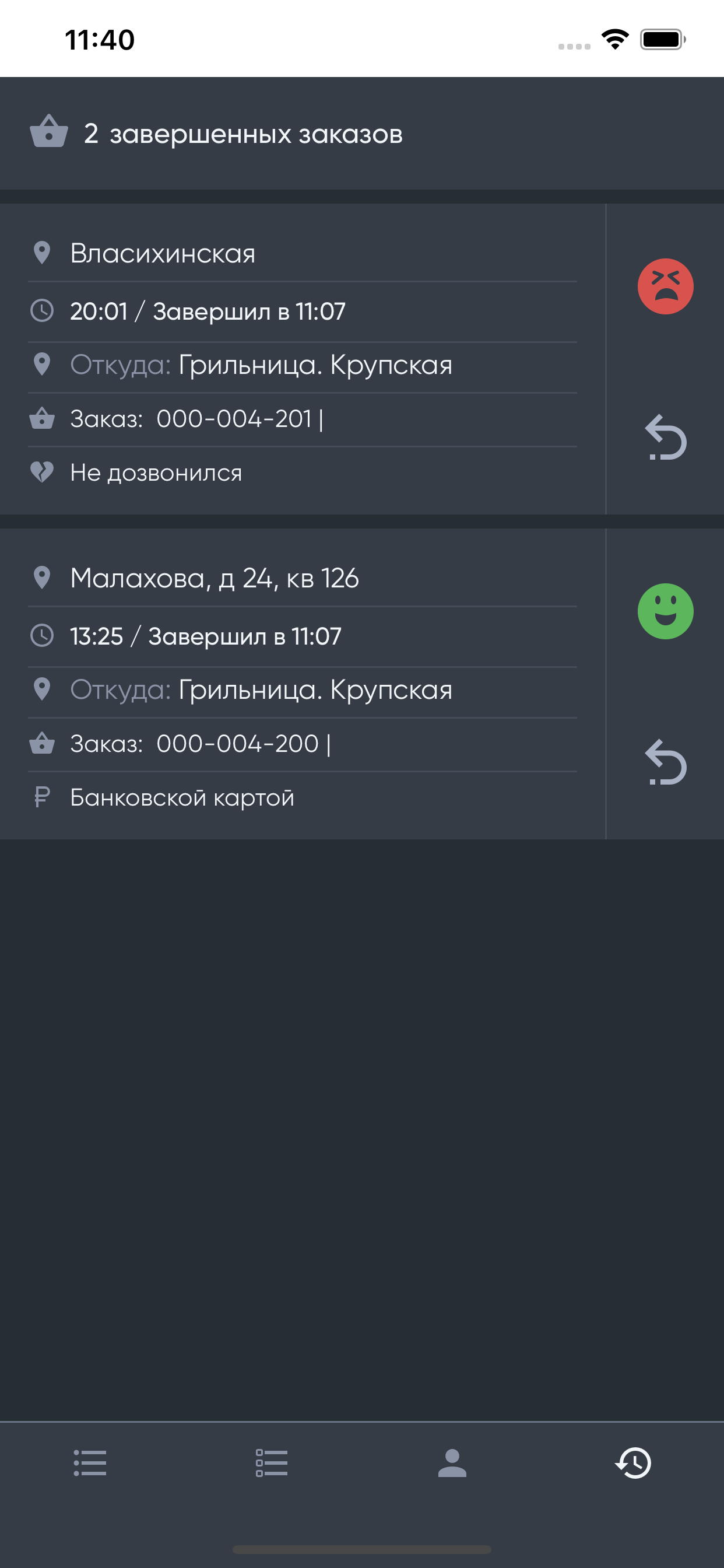 Грильница. Курьеры