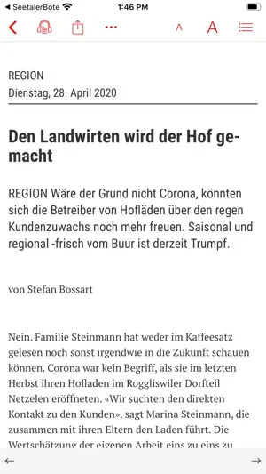 Willisauer Bote - SWS Medien screenshot 4