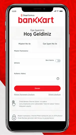Bankkart Üye İşyerim iPhone Ekran Görüntüsü 2
